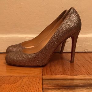 Authentic Christian Louboutin Pumps in Glitter